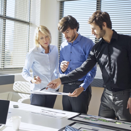 BNP Paribas Germany employees in the office