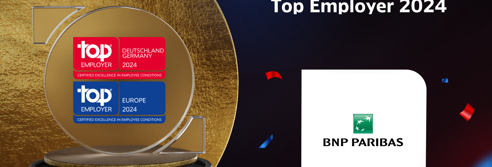 BNP Paribas Deutschland ist Top Employer 2024 BNP Paribas Germany